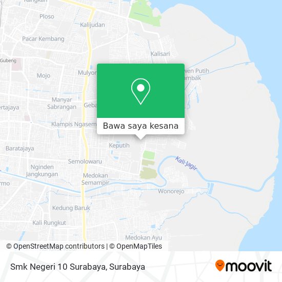 Peta Smk Negeri 10 Surabaya