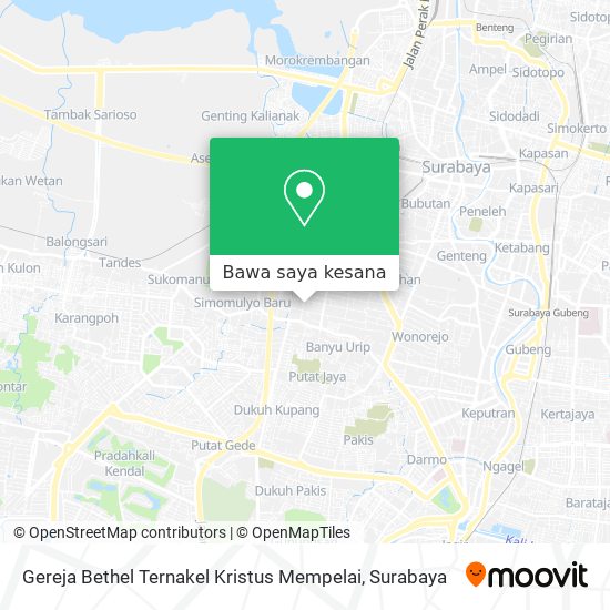 Peta Gereja Bethel Ternakel Kristus Mempelai