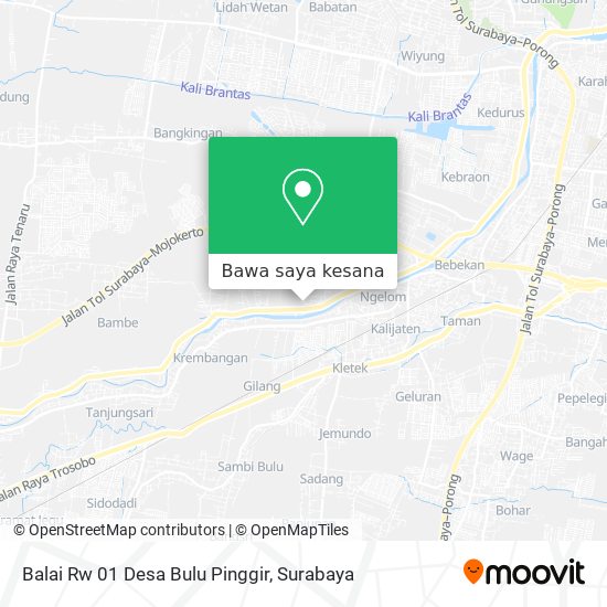 Peta Balai Rw 01 Desa Bulu Pinggir