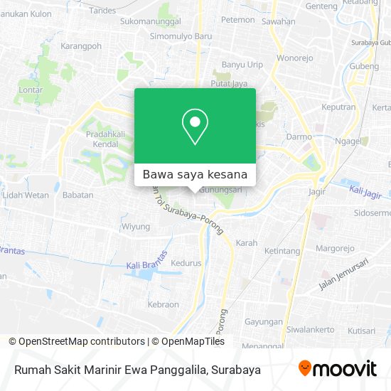 Peta Rumah Sakit Marinir Ewa Panggalila