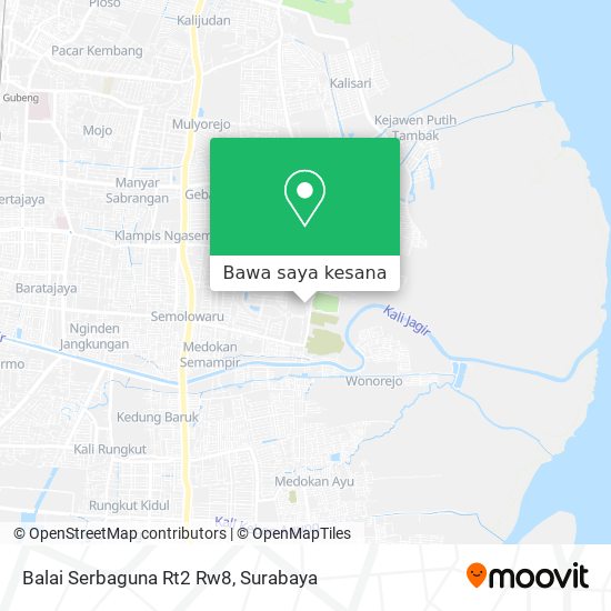 Peta Balai Serbaguna Rt2 Rw8