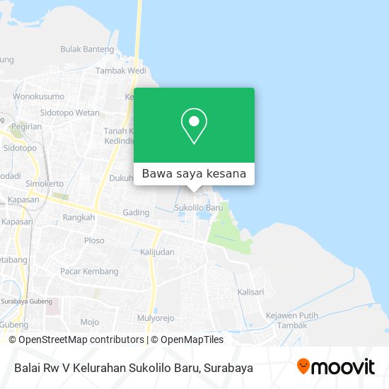 Peta Balai Rw V Kelurahan Sukolilo Baru