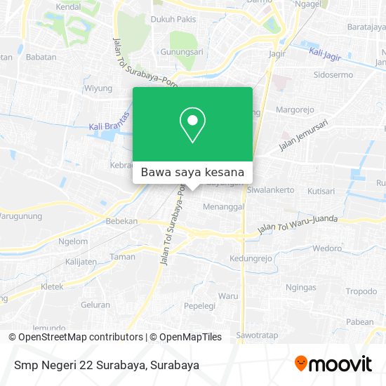 Peta Smp Negeri 22 Surabaya