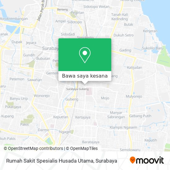 Peta Rumah Sakit Spesialis Husada Utama