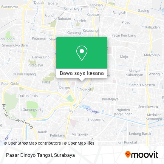 Peta Pasar Dinoyo Tangsi