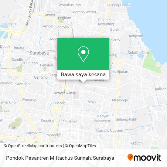 Peta Pondok Pesantren Miftachus Sunnah