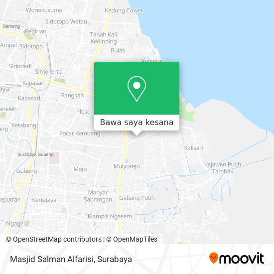 Peta Masjid Salman Alfarisi