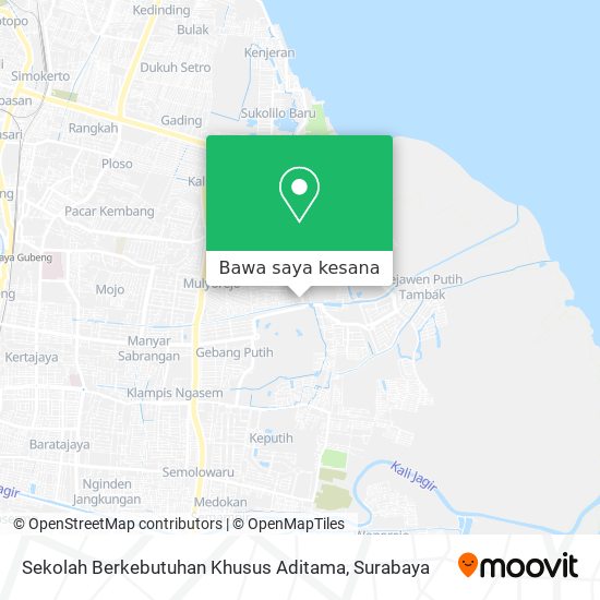 Peta Sekolah Berkebutuhan Khusus Aditama