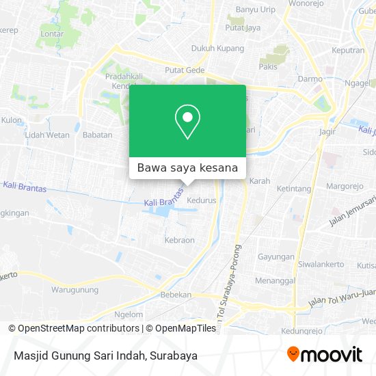 Peta Masjid Gunung Sari Indah