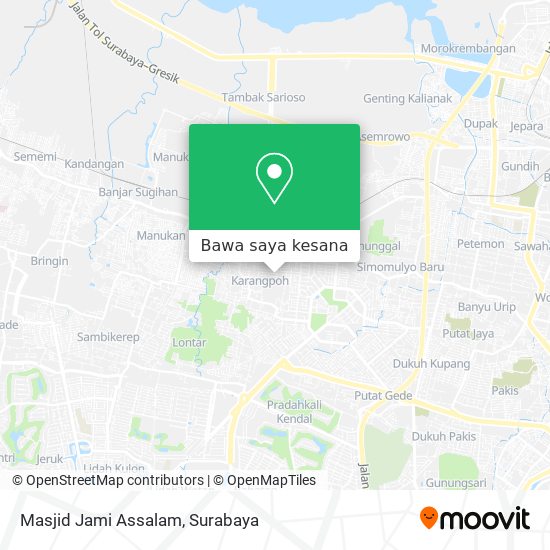 Peta Masjid Jami Assalam