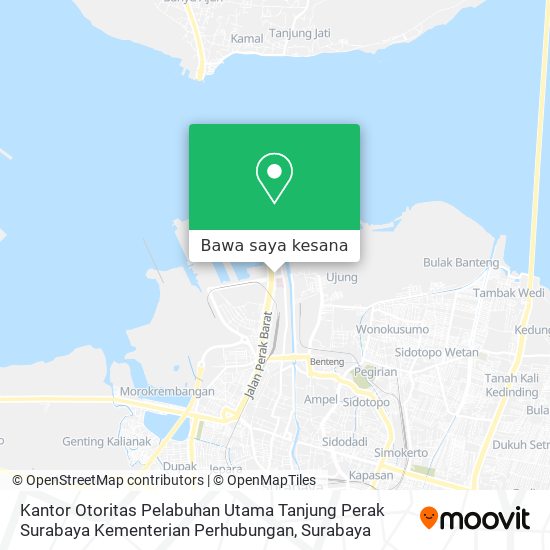 Peta Kantor Otoritas Pelabuhan Utama Tanjung Perak Surabaya Kementerian Perhubungan