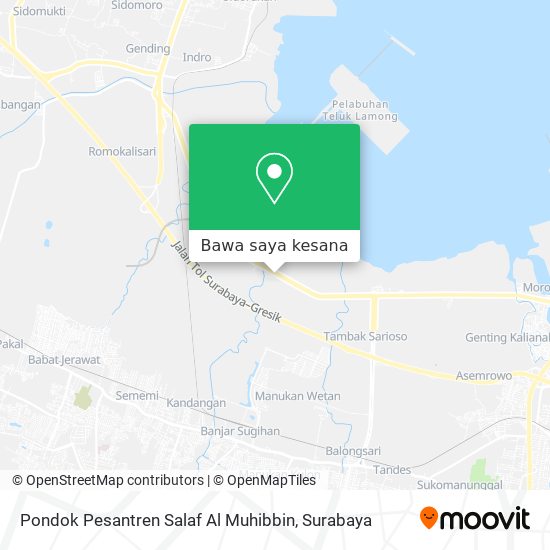 Peta Pondok Pesantren Salaf Al Muhibbin