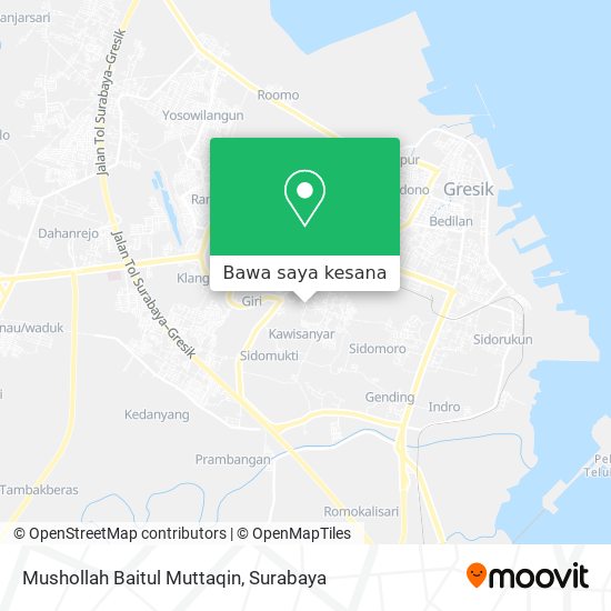 Peta Mushollah Baitul Muttaqin