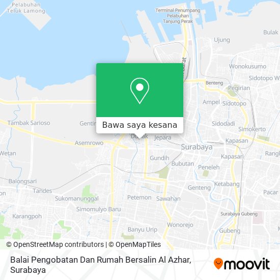 Peta Balai Pengobatan Dan Rumah Bersalin Al Azhar