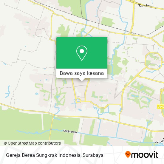 Peta Gereja Berea Sungkrak Indonesia