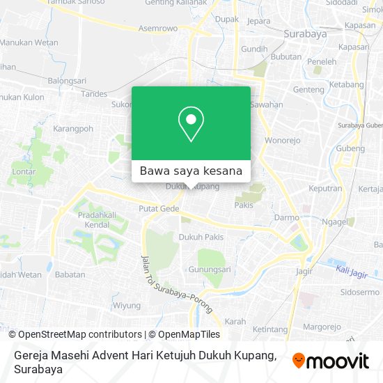 Peta Gereja Masehi Advent Hari Ketujuh Dukuh Kupang