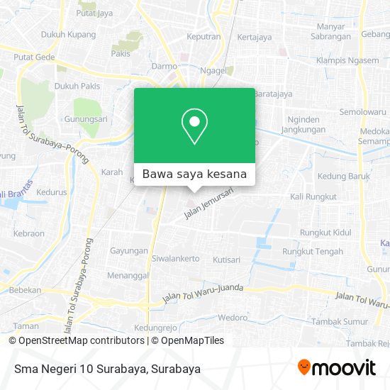 Peta Sma Negeri 10 Surabaya