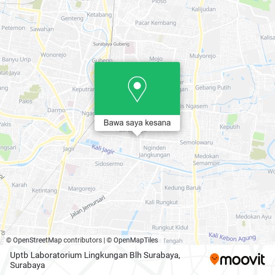 Peta Uptb Laboratorium Lingkungan Blh Surabaya
