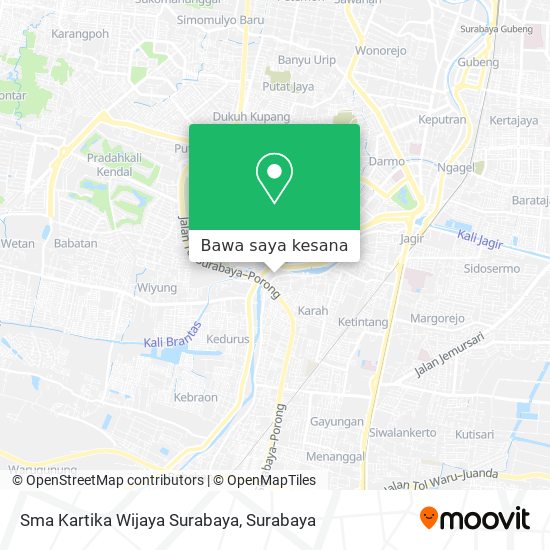 Peta Sma Kartika Wijaya Surabaya