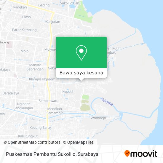 Peta Puskesmas Pembantu Sukolilo