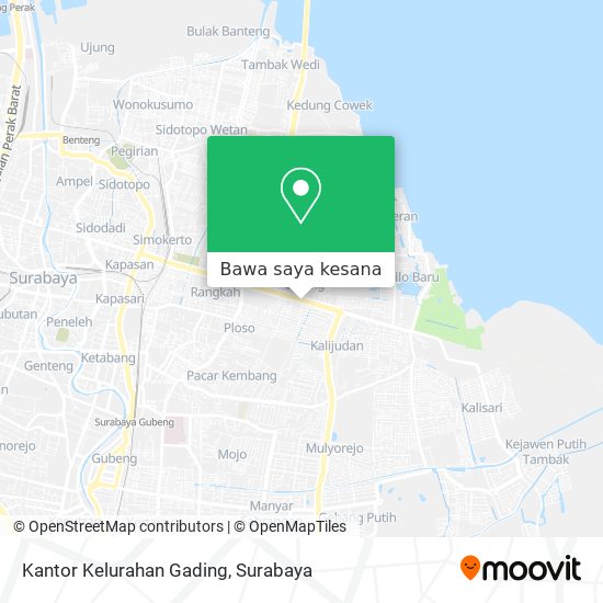 Peta Kantor Kelurahan Gading