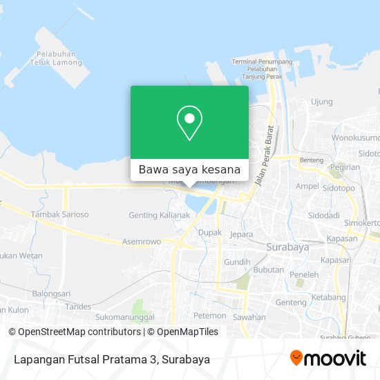 Peta Lapangan Futsal Pratama 3