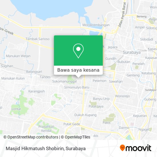 Peta Masjid Hikmatush Shobirin