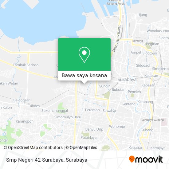 Peta Smp Negeri 42 Surabaya