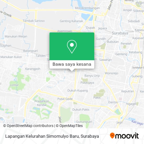 Peta Lapangan Kelurahan Simomulyo Baru