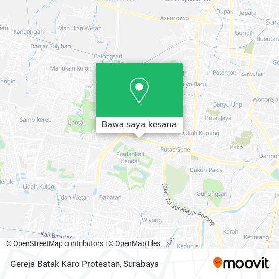 Peta Gereja Batak Karo Protestan