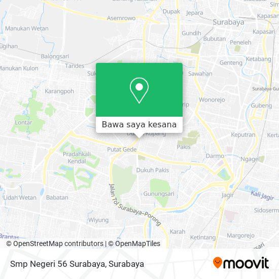 Peta Smp Negeri 56 Surabaya
