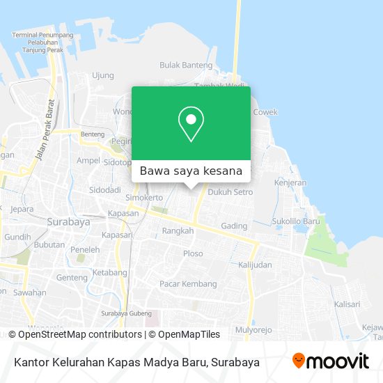 Peta Kantor Kelurahan Kapas Madya Baru