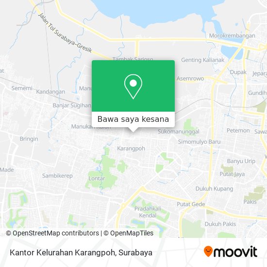 Peta Kantor Kelurahan Karangpoh