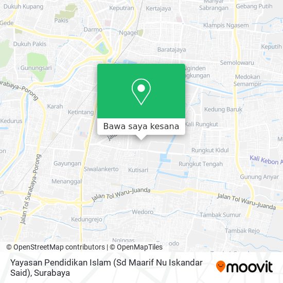 Peta Yayasan Pendidikan Islam (Sd Maarif Nu Iskandar Said)