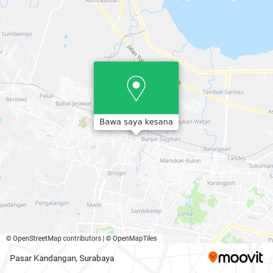 Peta Pasar Kandangan