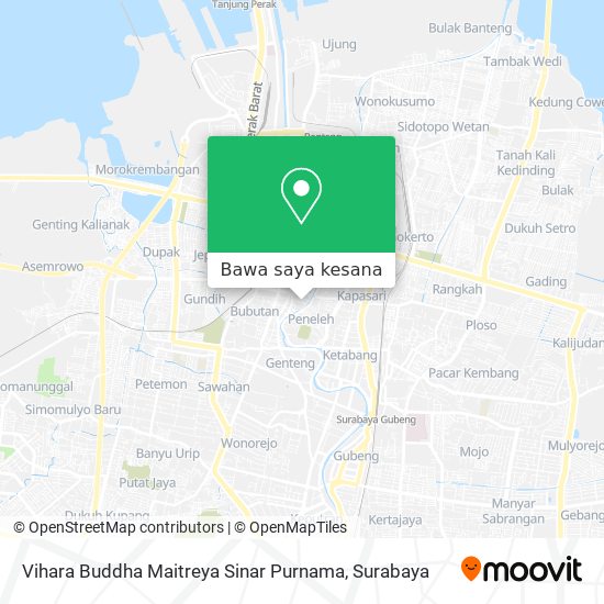 Peta Vihara Buddha Maitreya Sinar Purnama