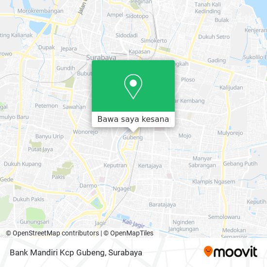 Peta Bank Mandiri Kcp Gubeng