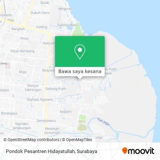 Peta Pondok Pesantren Hidayatullah