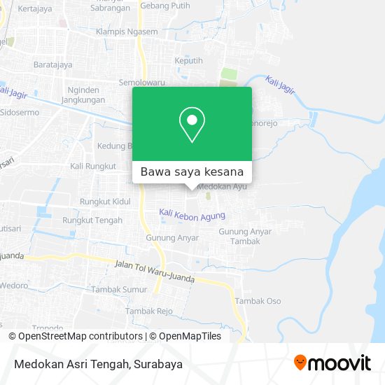 Peta Medokan Asri Tengah