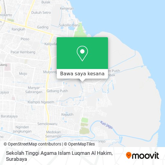 Peta Sekolah Tinggi Agama Islam Luqman Al Hakim