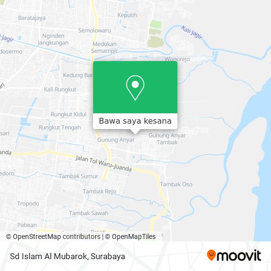Peta Sd Islam Al Mubarok
