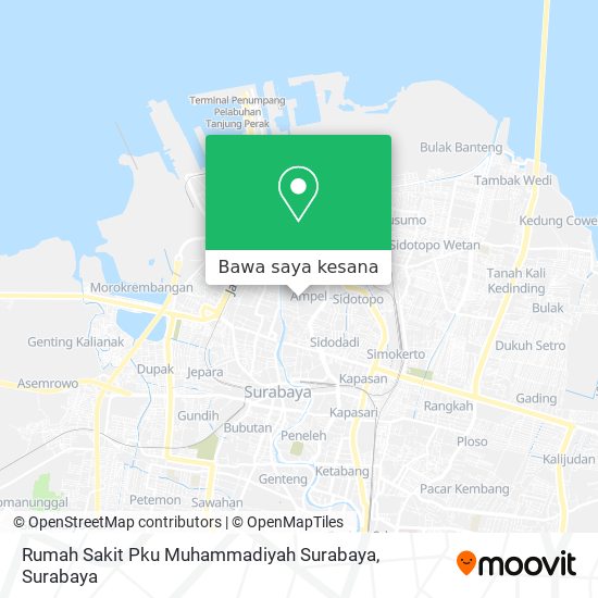 Peta Rumah Sakit Pku Muhammadiyah Surabaya