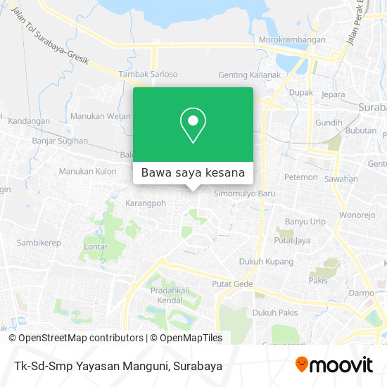 Peta Tk-Sd-Smp Yayasan Manguni