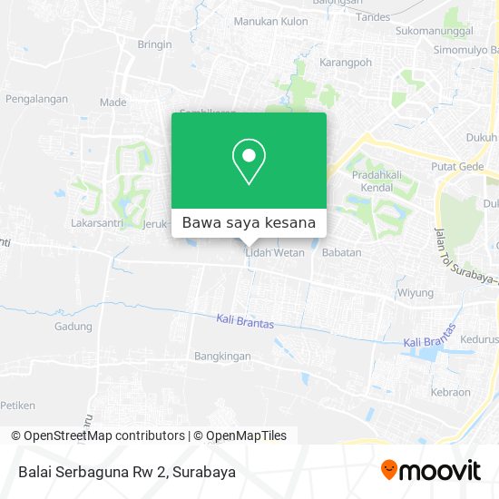 Peta Balai Serbaguna Rw 2