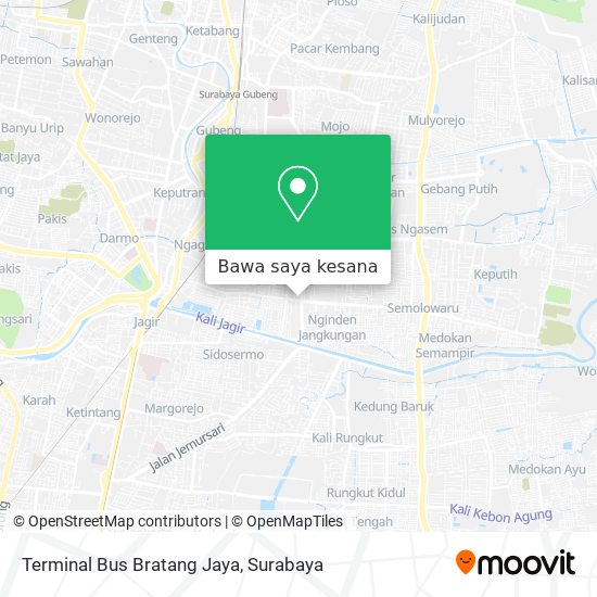 Peta Terminal Bus Bratang Jaya