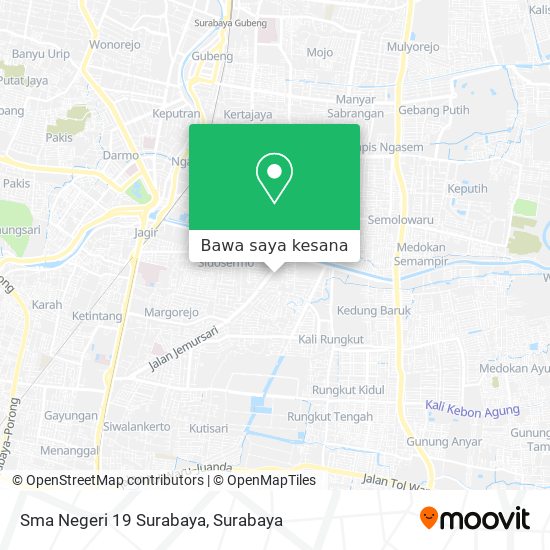 Peta Sma Negeri 19 Surabaya