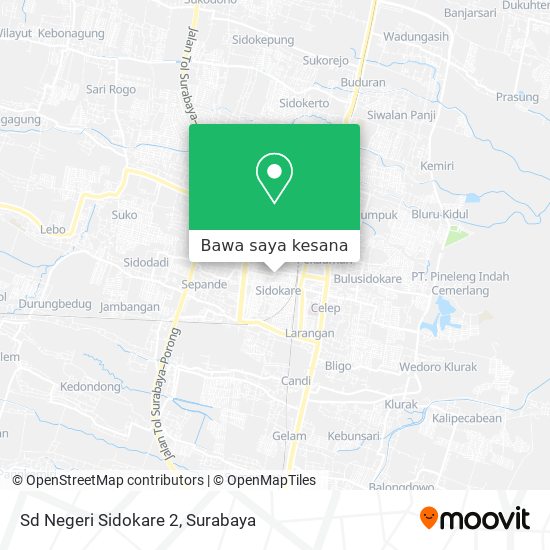 Peta Sd Negeri Sidokare 2