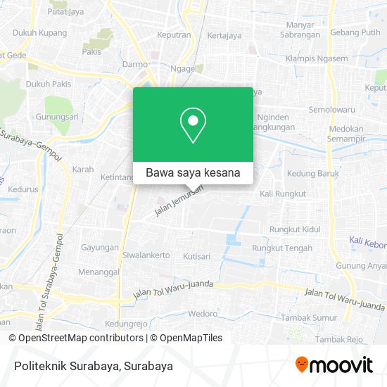 Peta Politeknik Surabaya