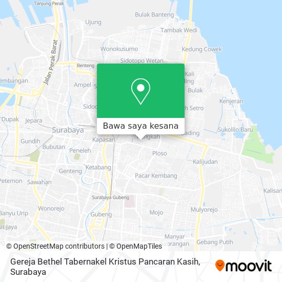 Peta Gereja Bethel Tabernakel Kristus Pancaran Kasih