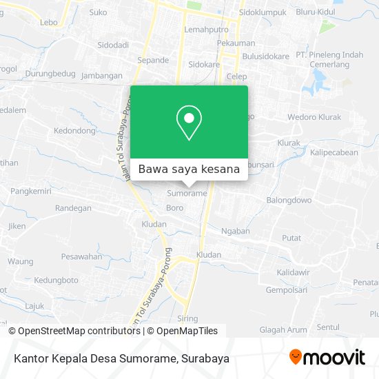 Peta Kantor Kepala Desa Sumorame